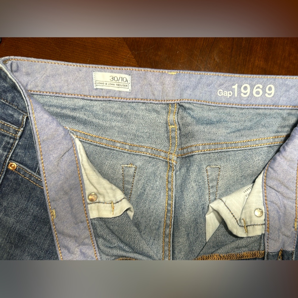 Gap 1969 long and lean trouser jeans size 30/10